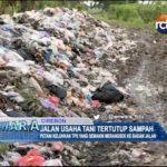 Jalan Usaha Tani Tertutup Sampah