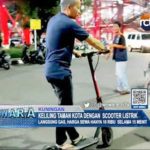 Keliling Taman Kota dengan Scooter Listrik