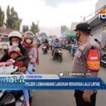 Polsek Lemahabang Lakukan Rekayasa Lalu Lintas