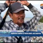 Hamparan Sampah di Pantai Baro Jadi Daratan