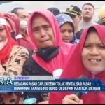 Pedagang Pasar Caplek Demo Tolak Revitalisasi Pasar