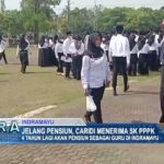 Jelang Pensiun, Caridi Menerima SK PPPK