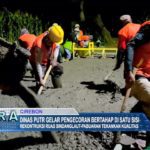 Dinas PUTR Gelar Pengecoran Bertahap di Satu Sisi