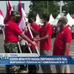 Bendera Merah Putih Raksasa Dibentangkan Di Kota Tegal