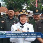 Peringatan HUT Ke 77 RI Tingkat Kec. Greged