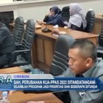 Sah, Perubahan KUA-PPAS 2022 Ditandatangani