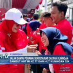 Jalan Santai Pegawai Sekretariat Daerah Kuningan