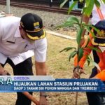 Hijaukan Lahan Stasiun Parajukan