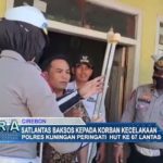 Satlantas Baksos Kepada Korban Kecelakaan