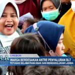 Warga Berdesakan Antre Penyaluran BLT