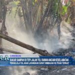 Bakar Sampah di Tepi Jalan Tol Rawan Ancam Keselamatan