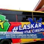 Bus Pesik Kuningan Dilempari