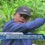 Jembatan Penghubung Antar Desa Ambruk Terkena Longsor