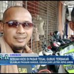 Sebuah Kios di Pasar Tegal Gubug Terbakar