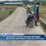 Jalan Usaha Tani Desa Gagasari Dibetonisasi