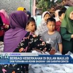 Berbagi Keberkahan di Bulan Maulud