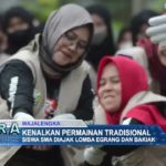 Siswa SMA Diajak Lomba Egrang dan Bakiak