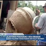 Jalan Poros Penghubung 3 Desa Dibangun