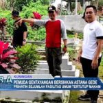 Pemuda Gentayangan Bersihkan Astana Gede