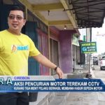 Aksi Pencurian Motor Terekam CCTV