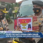 Polres Ciko Bantu Korban Gempa Cianjur