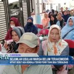 Sejumlah Usulan Warga Belum Terakomodir