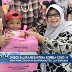 Dinsos Salurkan Bantuan Korban Covid-19