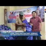 Husin Tebar Bantuan Paket Sembako