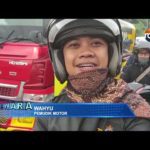 Pemudik Bermotor Padati Jalur Pantura