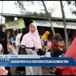 7 Anjungan Pantai Pulau Kodok Roboh Diterjang Gelombang Tinggi