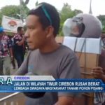 Jalan di Wilayah Timur Cirebon Rusak Berat