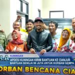 Apdesi Kuningan Kirim Bantuan ke Cianjur