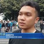 Demo Tolak KUHP di Gedung Dewan