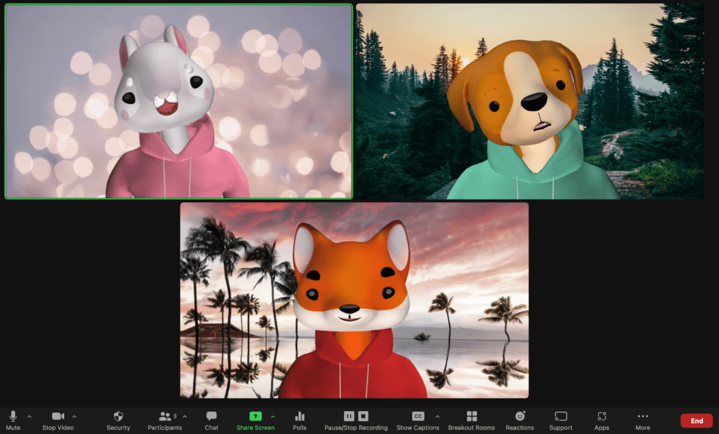 Avatar Zoom Meeting