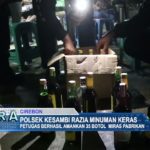 Polsek Kesambi Razia Minuman Keras