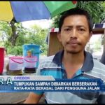 Tumpukan Sampah Dibiarkan Berserakan