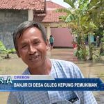 Banjir di Desa Gujeg Kepung Pemukiman