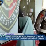 Investasi Bodong Rugikan Warga 3,1 Miliar