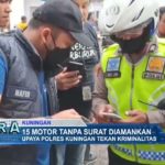 15 Motor Tanpa Surat Diamankan