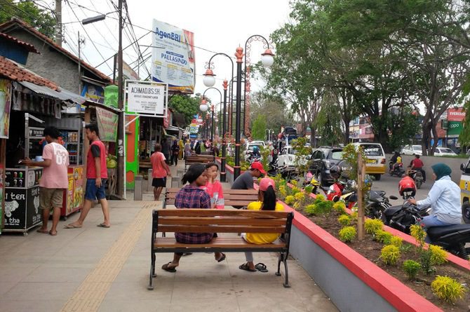 Taman Kadipaten yang mirip Malioboro