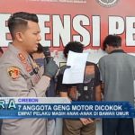 7 Anggota Geng Motor Dicokok