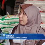 Pasokan Beras di Pasar Pagi Kurang Stabil