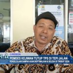 Pemdes Kejiwan Tutup TPS di Tepi Jalan