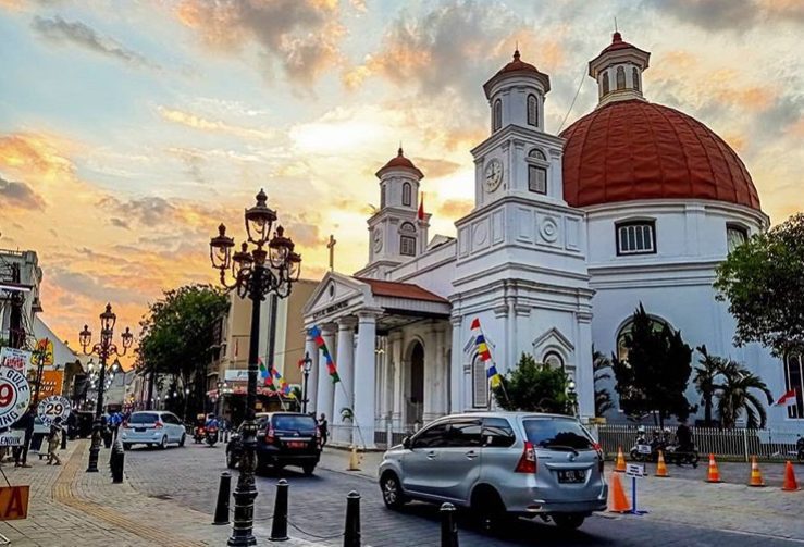 rekomendasi wisata di Jawa Tengah - Kota Lama Semarang