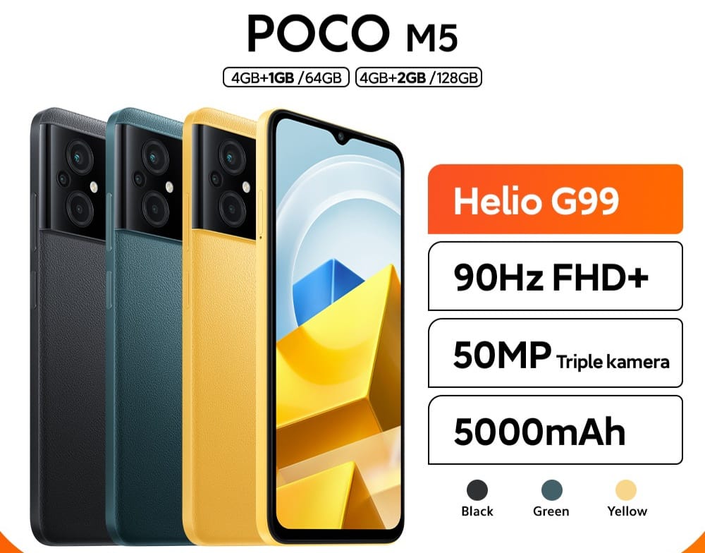 Ingin beli hanpo murah beli hape POCOM5 saja