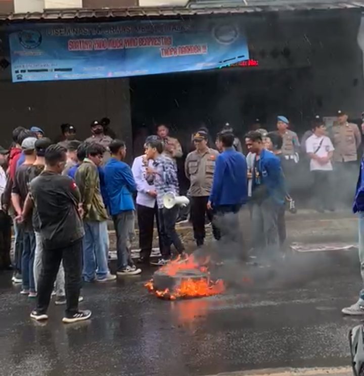 Kasus Narkoba Kepala Bapelitbangda, Forum Komisariat PMII Tasikmalaya Demo Kantor BNN