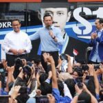 AHY dan Anies Baswedan, disambut ribuan massa di Sekretariat DPP Demokrat Menteng Jakpus, Kamis (02/03/2023)