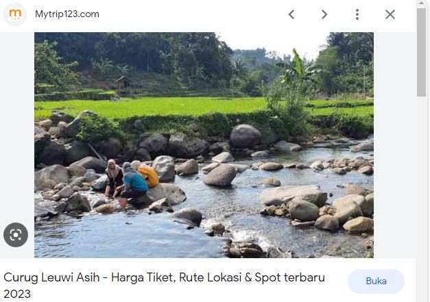 Eksotis Curug lewih Asih Yang Memanjakan Mata