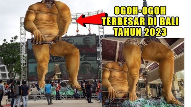 Rekor Dunia Inilah Foto Ogoh-ogoh Bali Terbesar Tahun 2023