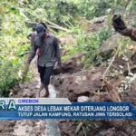 Akses Desa Lebak Mekar Diterjang Longsor